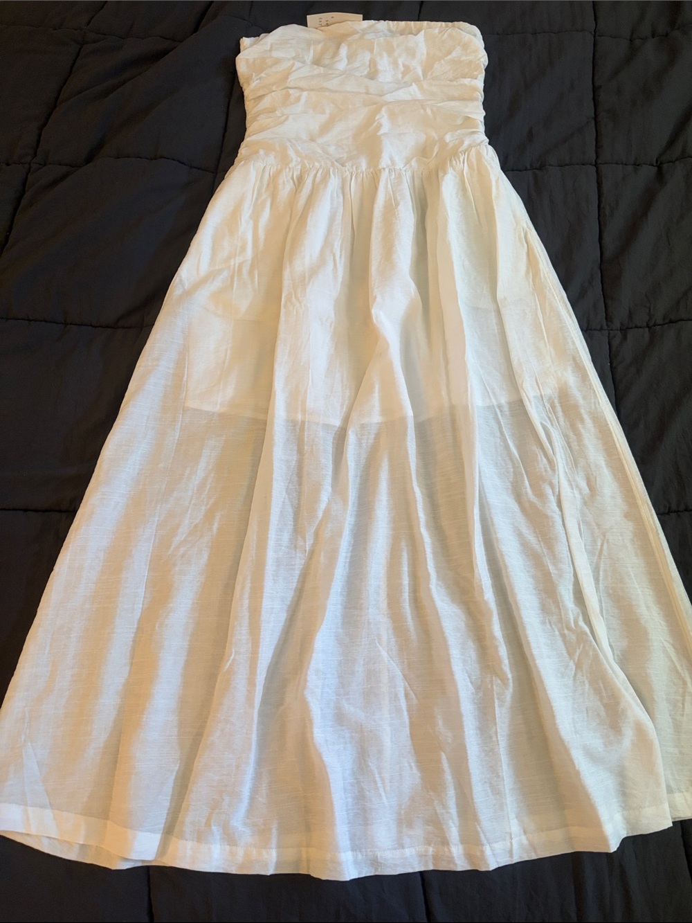 a new day White Strapless Maxi Dress